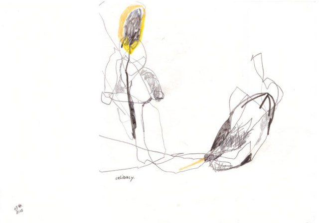 celibacy - Zeichnung - Kerstin Müller