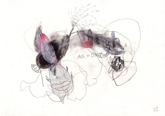 all in one – Kerstin Müller Zeichnung