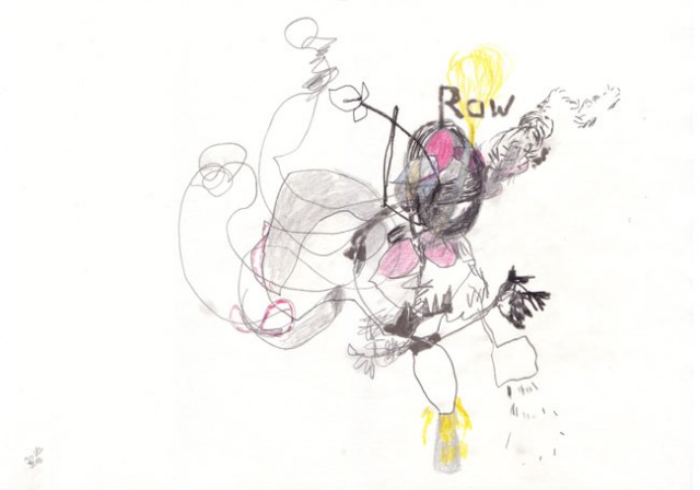 raw – Kerstin Müller Zeichnung