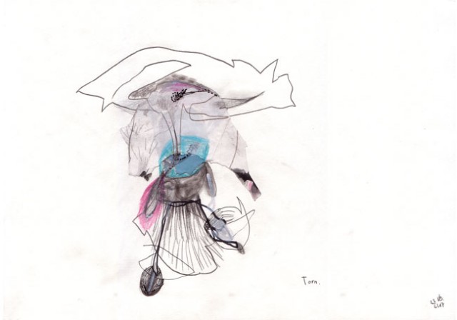 torn – Kerstin Müller zeichnung