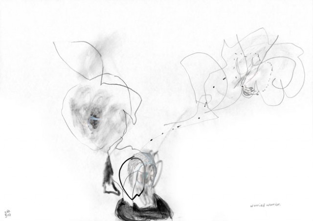 worried warrior - Kerstin Müller Künstlerin
