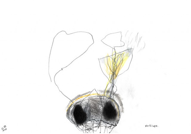 Kalliope - Kerstin Müller zeichnung