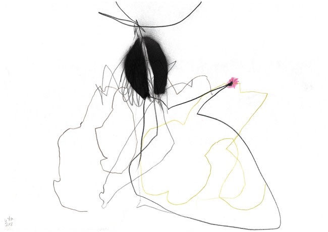 pink handed - Kerstin Müller Zeichnung