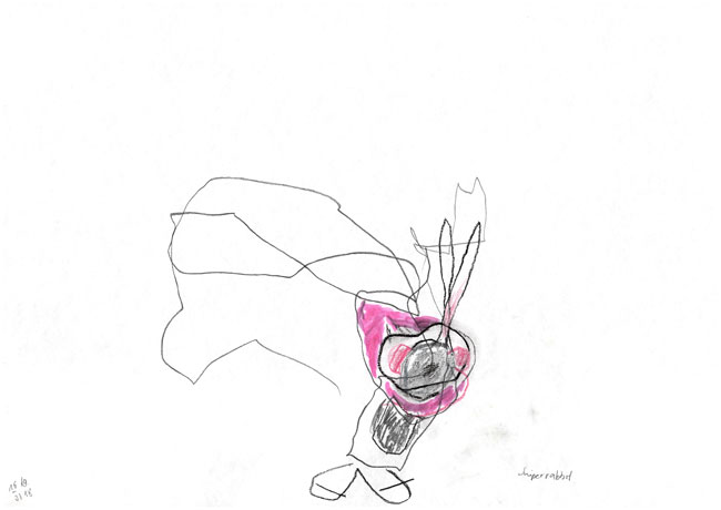 superrabbit - Kerstin Müller Zeichnung