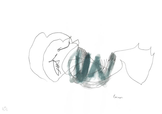 cocoon – Kerstin Müller zeichnung kunst