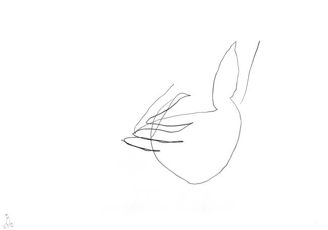 Hase - kerstin Mer Kunst