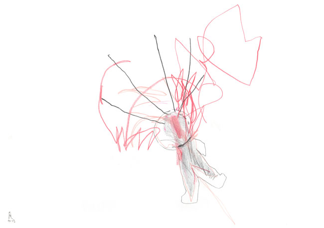 bubble time — zeichnung kunst Kerstin Mer