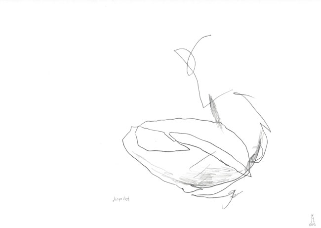 dispirited — Zeichnung Kunst Kerstin Mer