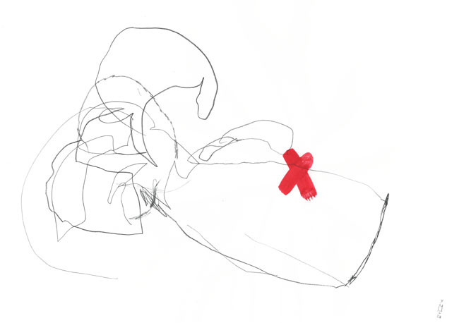 wounded — Kerstin Mer Zeichenkunst