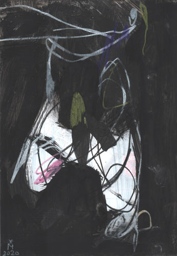 Nachteule Serie Obskure Bilder — Kunst Kerstin Mer